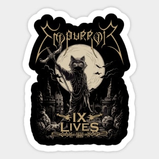 Empurror - IX Lives Sticker